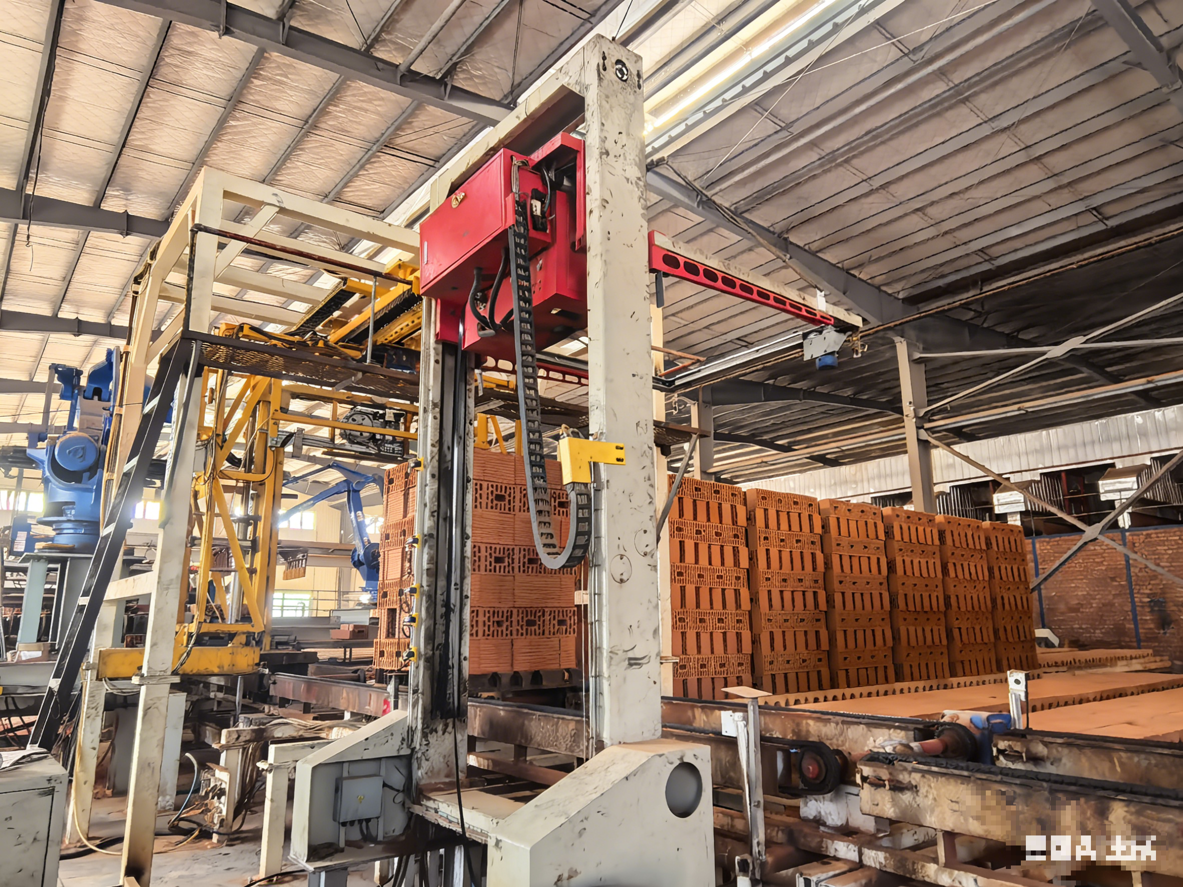 Automatic Unloading and Packaging System for Fired Bricks in Clay Brick Production Line with Tunnel Dryer,Tunnel Kiln