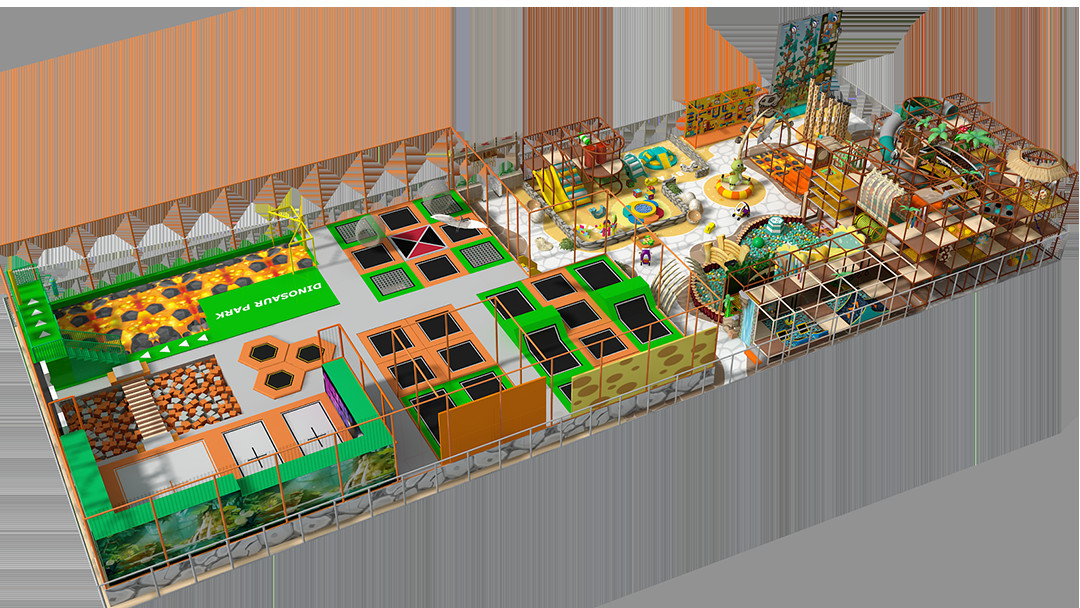 Large Indoor Playground Equipment Foam Play Structures For Exciting Play Experiences