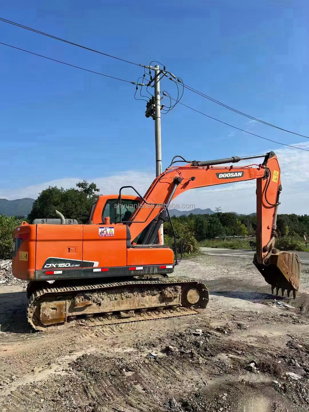 Affordable 2019 Doushan DX150 Excavator with Perfect Performance and Low Machine Weight