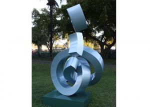  Outdoor Decorative Modern Art Stainless Steel Metal Sculpture Painted Finishing Manufactures