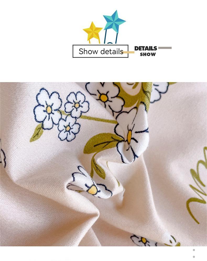 8PCS Printed Microfiber Bedding Sets with Matching Curtains in Customized Colors