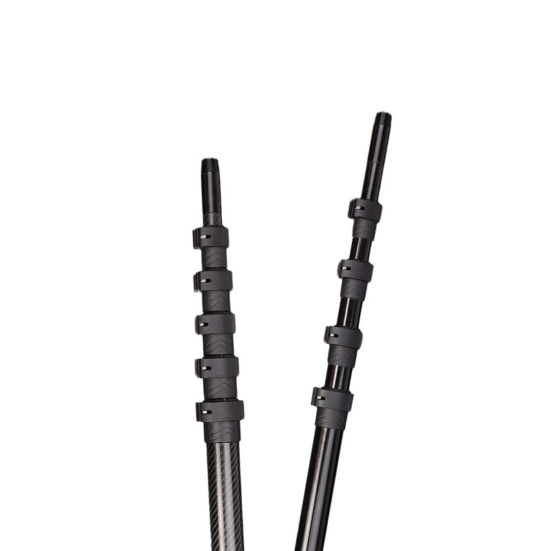 CFR Nylon Clamp Telescoping Carbon Fiber Pole 10ft For Windows Cleaning