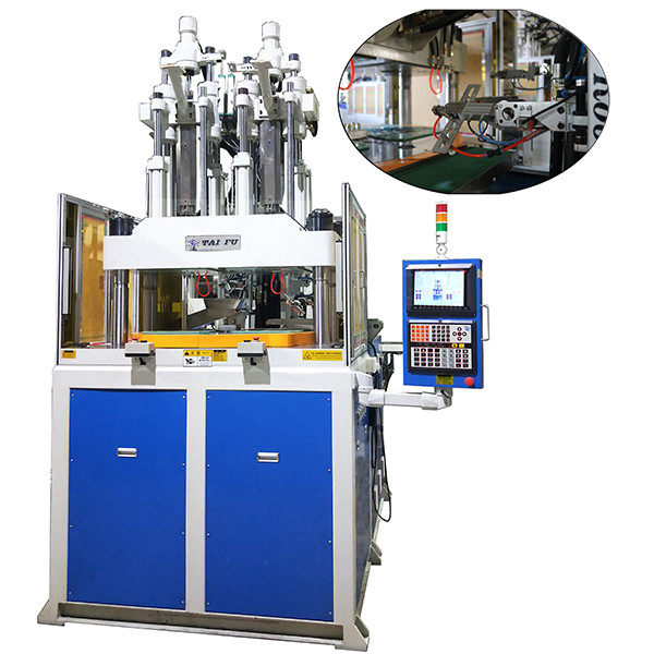  120 Ton Two Color Vertical Injection Molding Machine For Making Pet Toy Manufactures