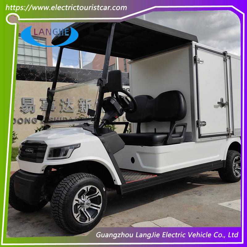 2 Seats Electric Delivery Vehicle AC Motor 48V Airport Electric Cart For Park