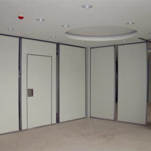 China Wood Grain Finished Operating Movable Walls Banquet Room Soundproof From Guangzhou on sale