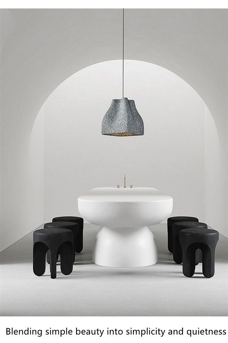 Japanese Style Wabi-sabi LED Restaurant Pendant Lamp Lustre Bedroom Model Room Chandelier (WH-VP-176）