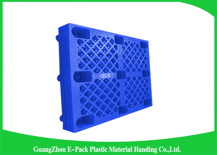 Economica Cargo Nestable Plastic Pallets 9 Legs Export Blue 1200 * 1000mm