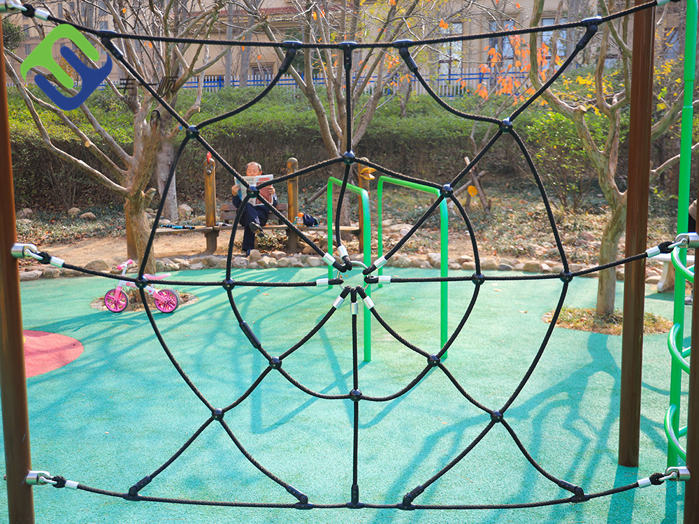 Rot Proof Playground Equipment Climbing Rope 4 Strand For Swing Set