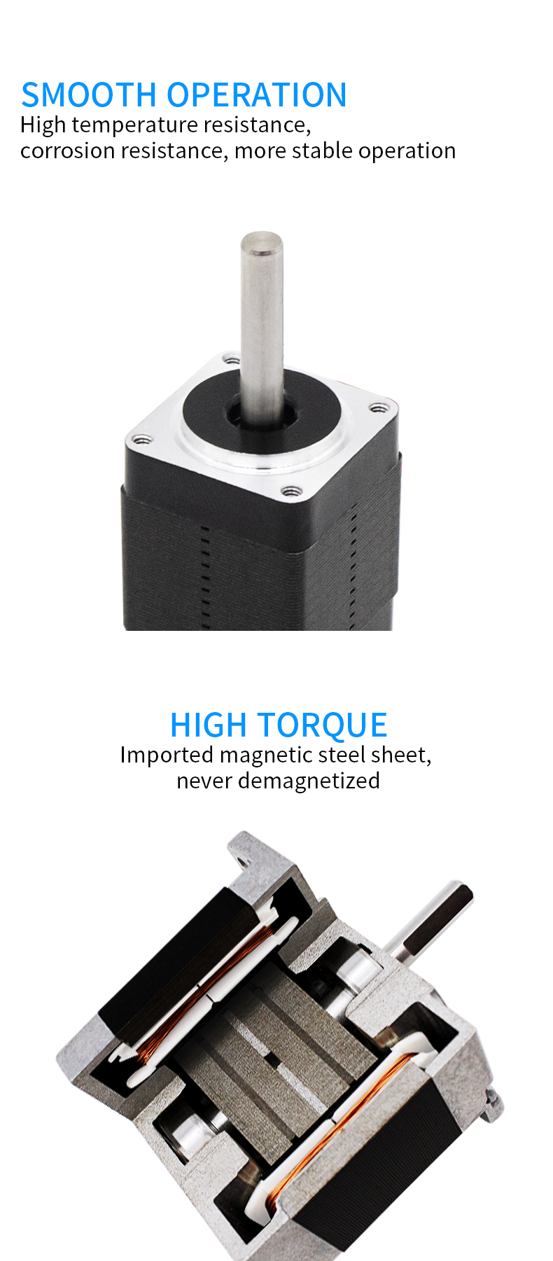 Highly Durable Hybrid Nema 17 Stepper Motor With Driver Controller for Your Projects