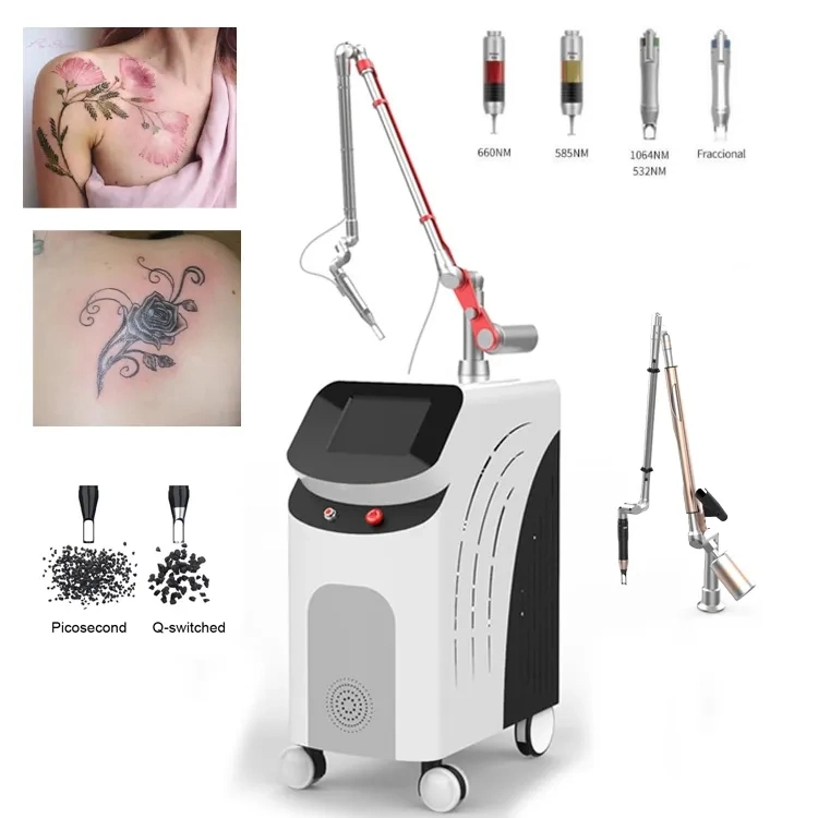 2023 Picosecond Pico Laser Tattoo Removal Machine 1064 532nm Q-Switched ND YAG