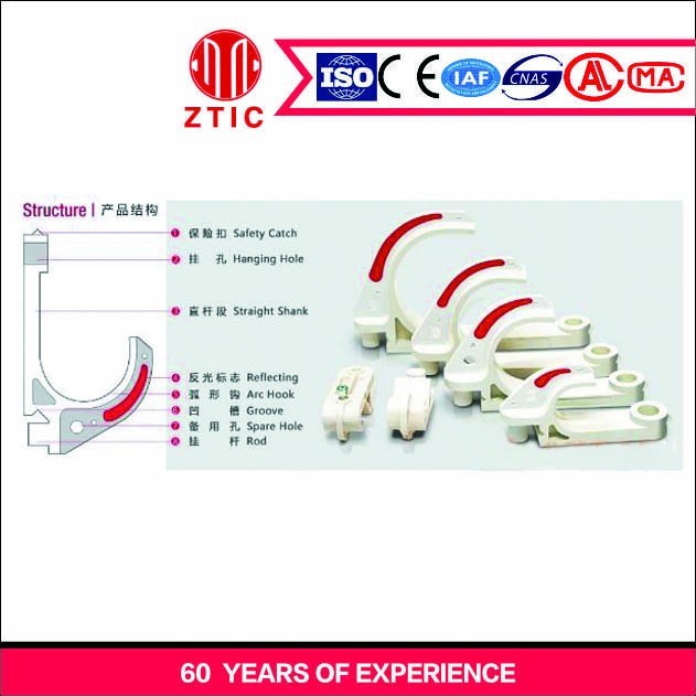 Simple Structure Safe 210kg Plastic Cable Hook