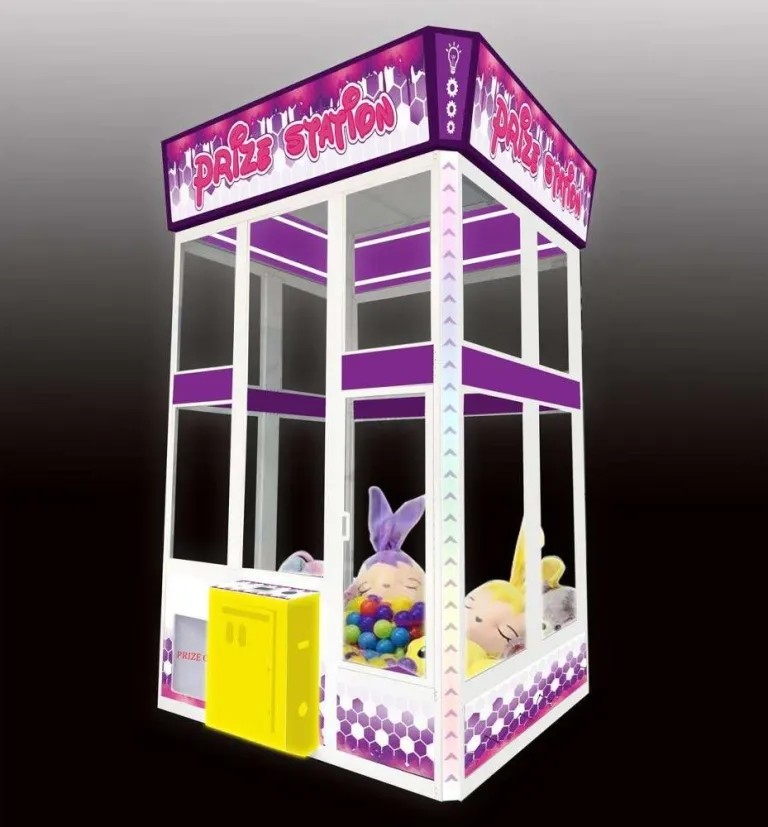 Plush Toy 550mm Giant Claw Machine Coin Operated For Prize Station