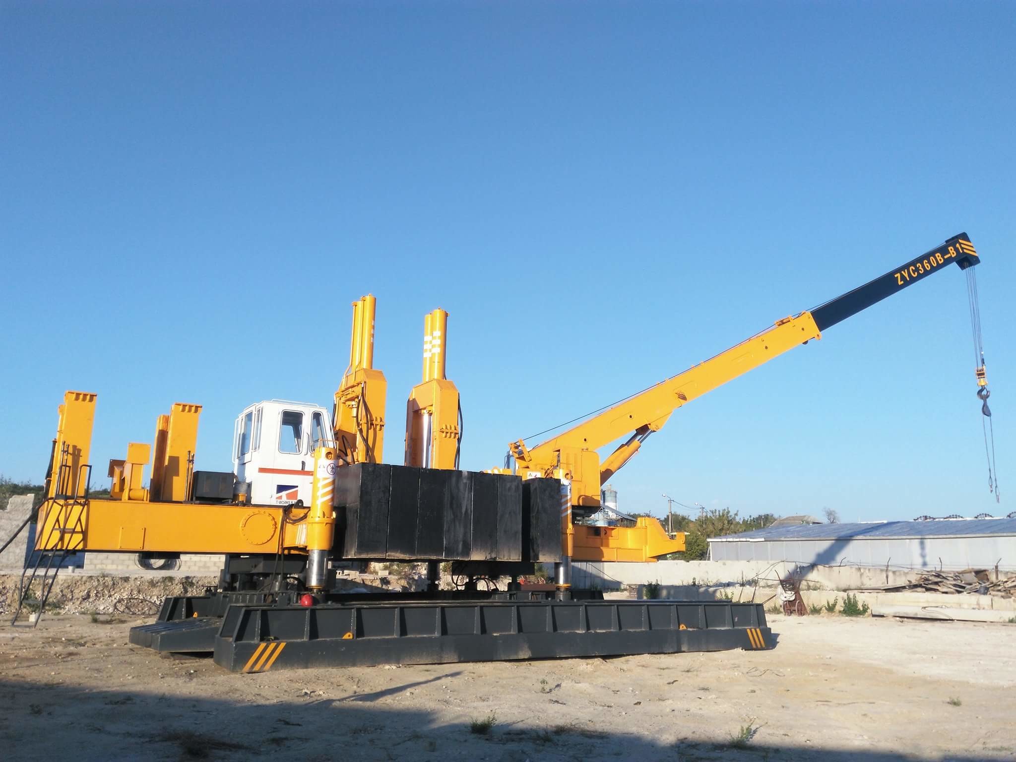 ZYC180 Hydraulic Pile Driving Machine For Precast Concrete Pile Foundation