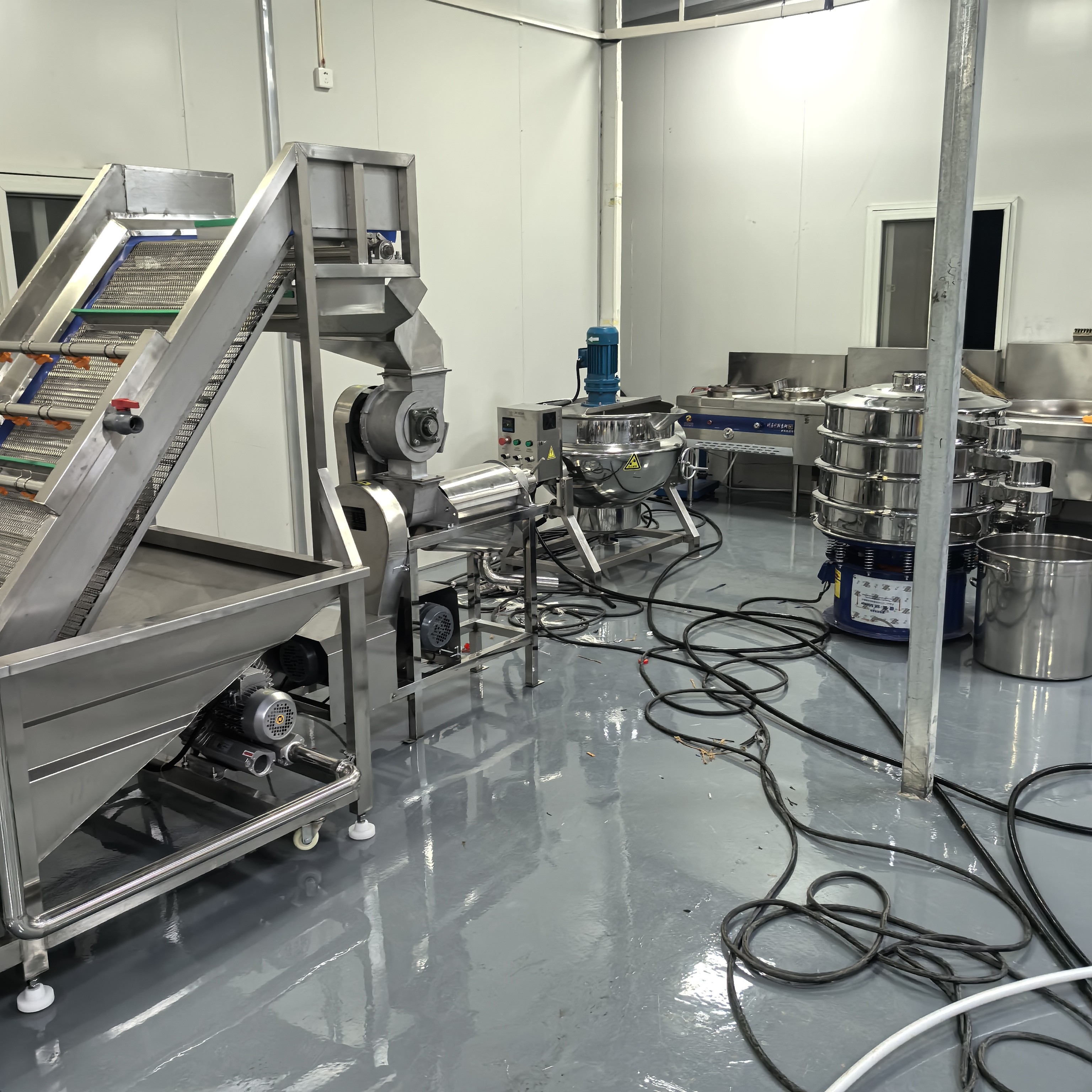 Modern Intelligent Processing Equipment Automatic And Efficient Pear Paste Production Line