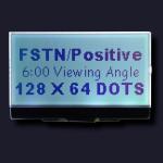FSTN 128X64 Positive St7565r Controller Cog Custom LCD Module 3V Parallel White