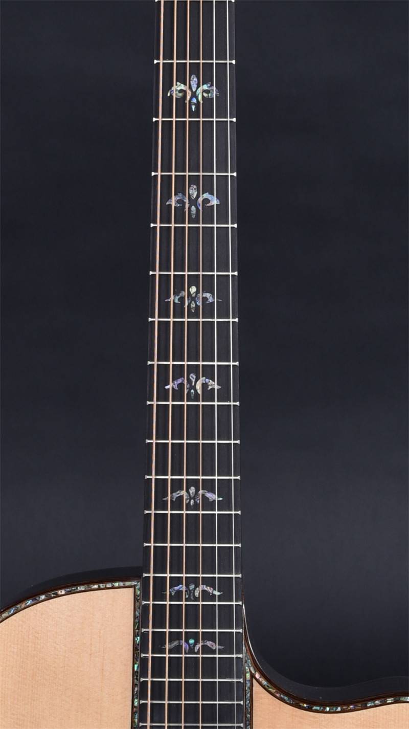 Solid spruce 914 acoustic Guitar 41 inch Real abalone Rosewood body 914ce Guitar