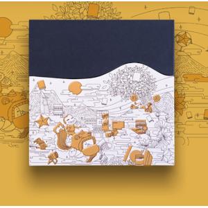 Plastic Insert Printed Paper Boxes Moon Cake Recycled Cardboard Boxes