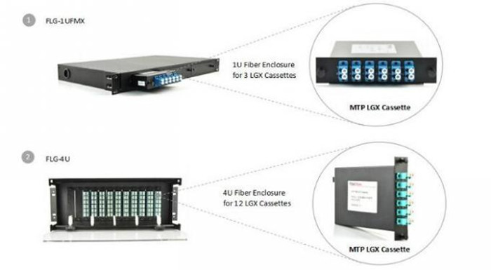 1U HD Rack Mount Fiber Patch Panel With MPO / MTP Cassette Or Adapter Panel