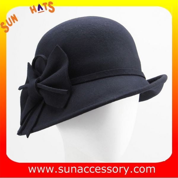 Fashion 100% Australia wool felt ladies hats from Sun Accessory