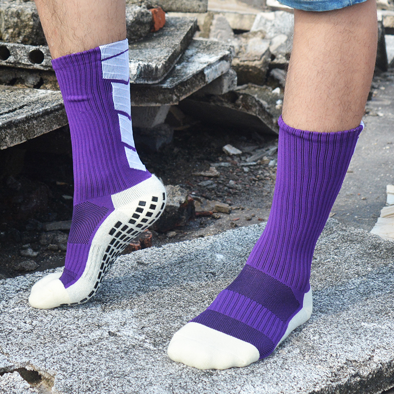Knitted Anti-Slip Football Socks Thickened Breathable Sports Socks for Men and Women