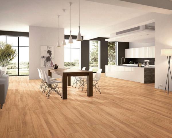 ISO13006 200x1200mm Wood Effect Outdoor Porcelain Tiles , Grade AAA Multicolor