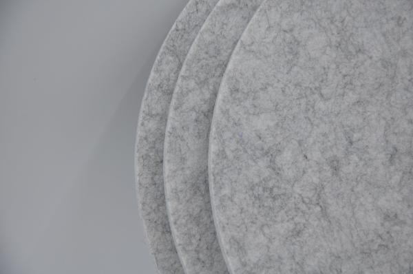 Auditorium Soundproof Round Acoustic Panels Fire Retardant Acoustic Cinema Wall