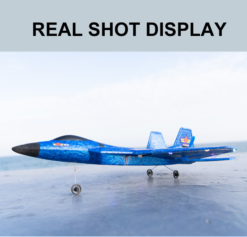 AA Controller Battery Rc Airplanes Toy For Boys Girls Kids Beginners 2.4ghz 2 Remote Control Plane with Ready-to-Go Assembly