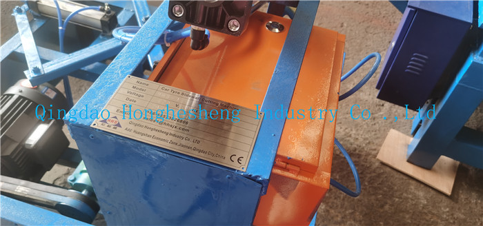 Old Tire Recycling Machine Waste Tire Tread Cutter Tire Sidewall Cutting Machine