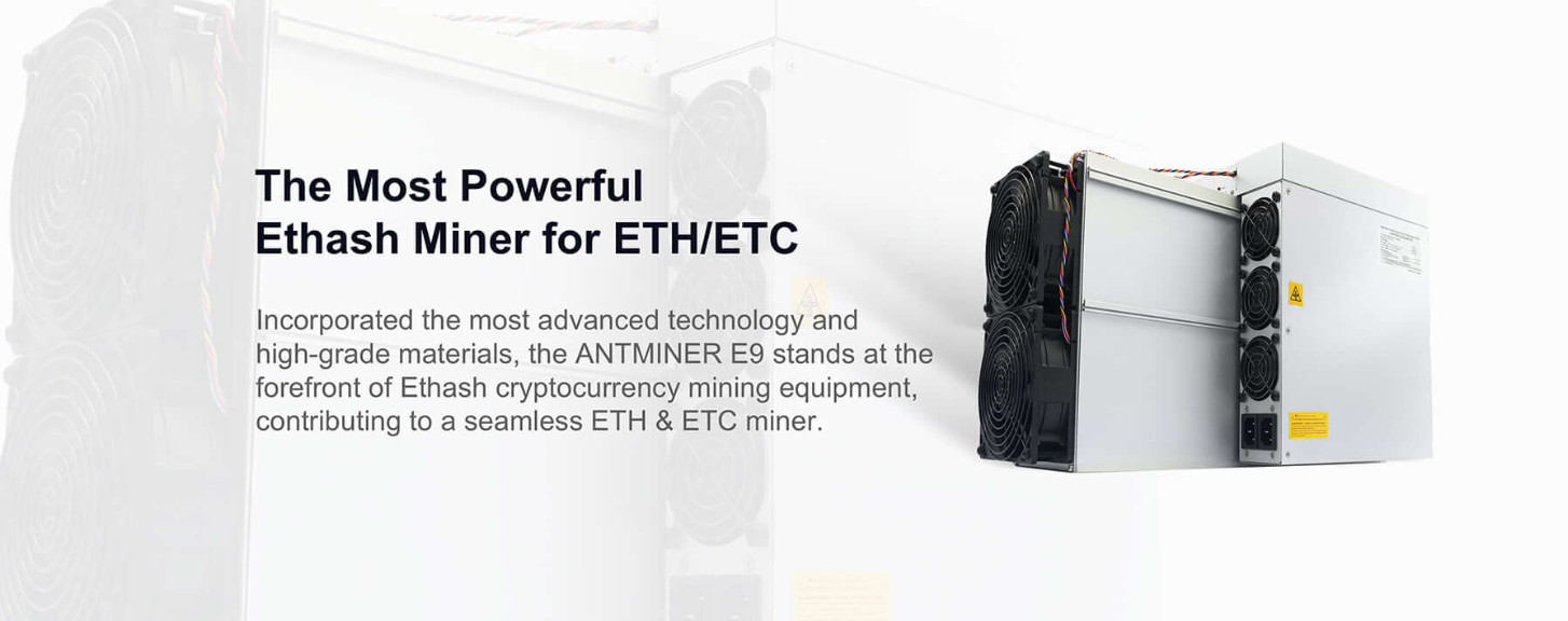 BITMAIN E9 ETC ASIC Miner 2400MH/S Most Profitable Mining Asic
