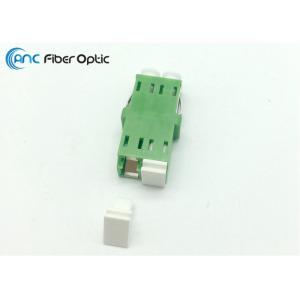LAN LC APC Fiber Optic Coupler Flangeless Duplex With Internal Shutter