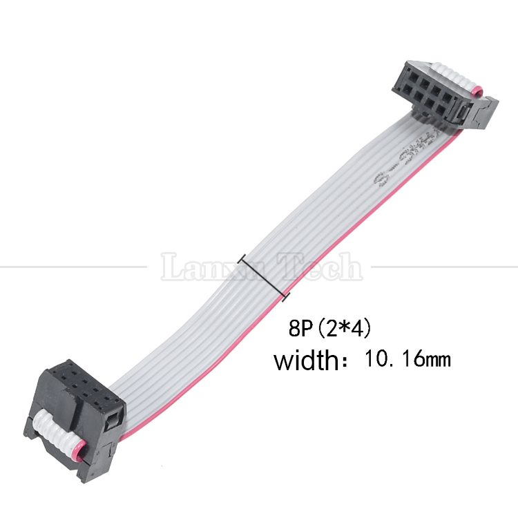 6 8 10 12 14 16 18 20 24 26 30 32 34 40 50 60 64 PIN 1.27mm Pitch IDC 2.54mm 2.0mm Connector Grey Flat Ribbon Wire Cable