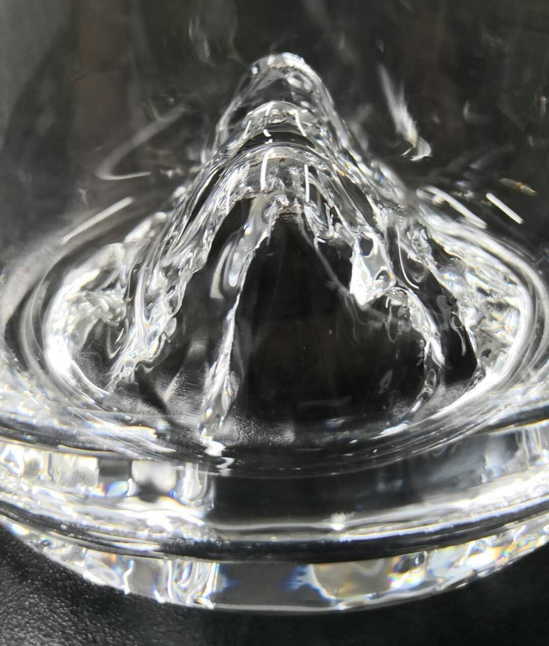 14 Oz Whiskey Glasses With Creative Ice Montain Bottom