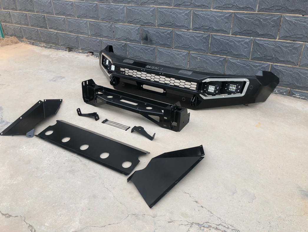 Transporter Front Bumper with Winch Bull Bar Rear Car Bumpers and Spare Tire Carrier