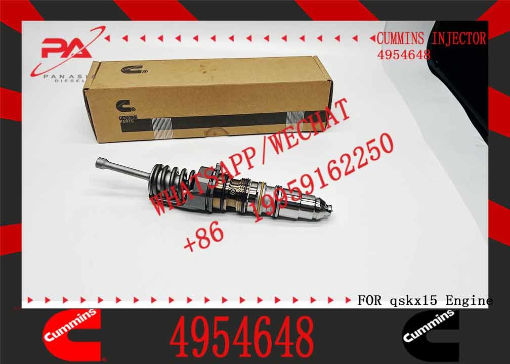 Construction Machinery PartsFuel Injector For QSKX15 Diesel 4954648 570016 1499714 1521977For CUMMINS Diesel Engine