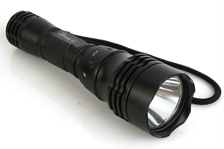 C66 High bright rechargeable Q5 LED diving flashlight