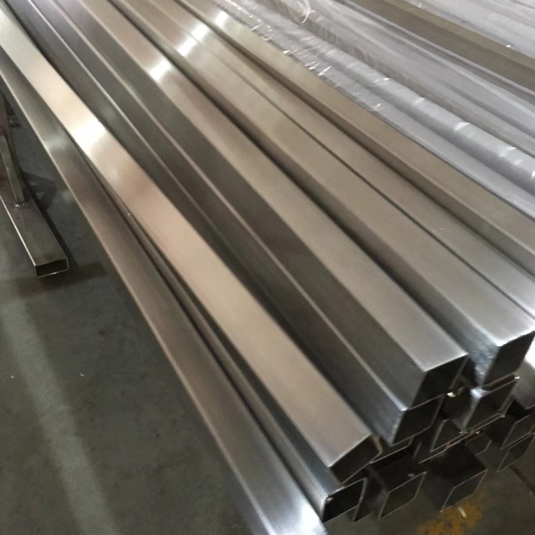 Welded Square Stainless Steel Pipe 316 304 430 201 Tube 180 Grit