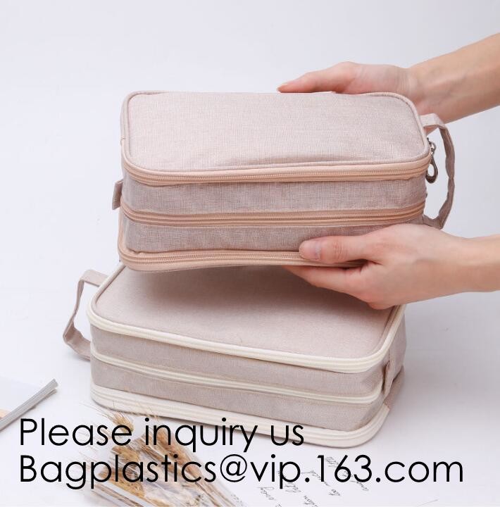 Custom Travel Organizer Cosmetic Ziiper Black Tyvek Paper Bag,Factory Price Tyvek Cosmetic Bag Custom Tyvek Paper Pouch