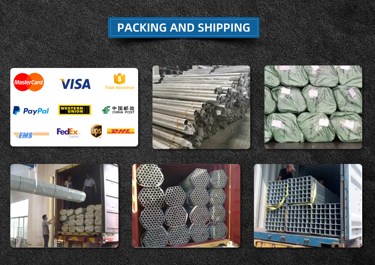 ASTM Welded Stainless Steel Pipe Tube AISI/JIS/DIN/EN 201 202 304 316 316L