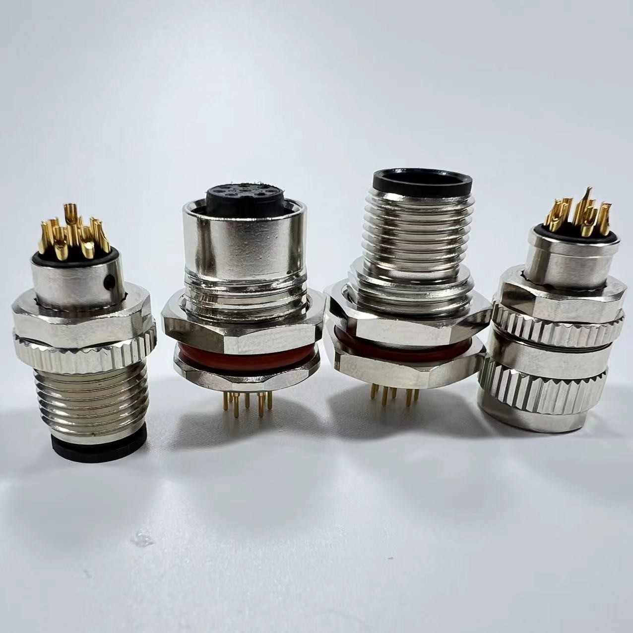 Circular Shielding Industrial M5 M23 17 Pin Female Connector Waterproof