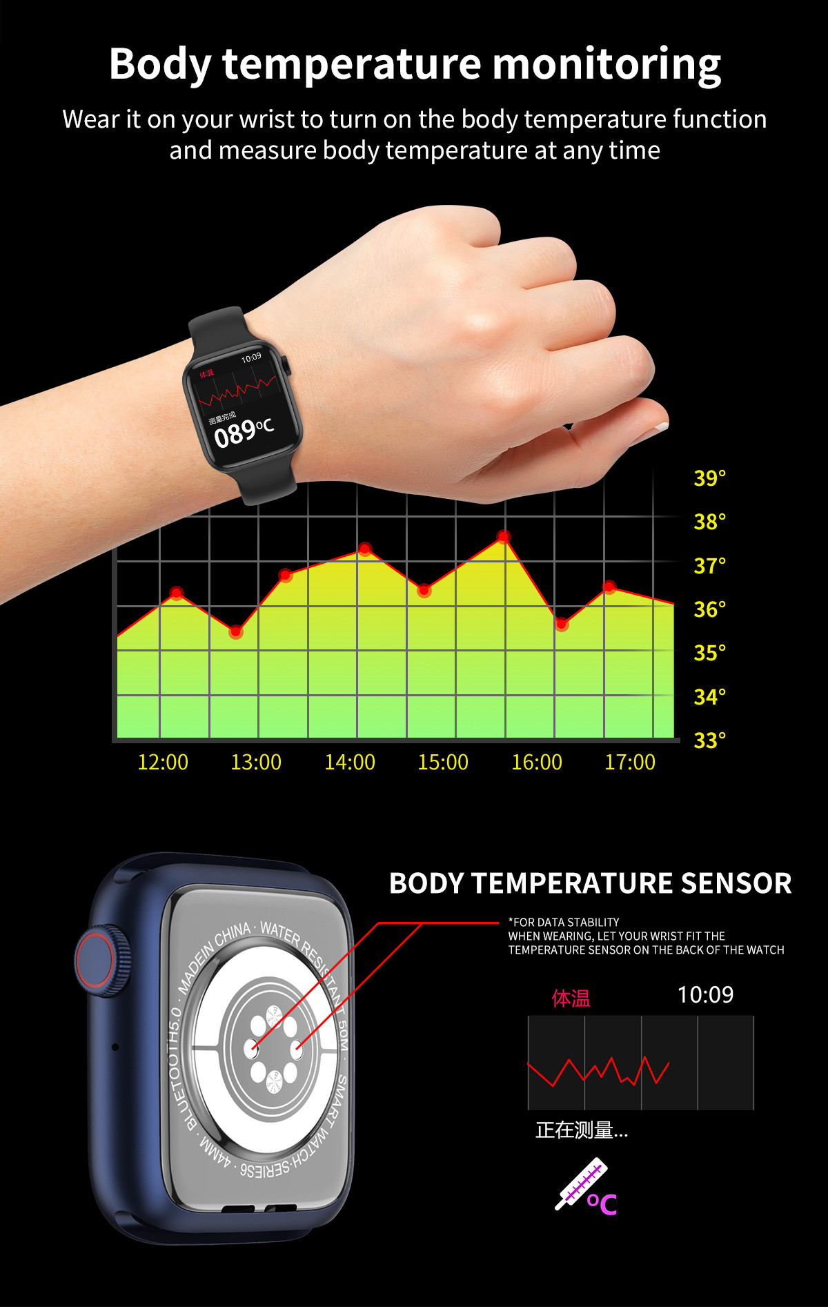 2022 AW9 smart watch 1.75inch IPS Screen 280 Mah Battery stopwatch time display SMS receiving watch