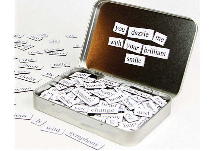 Kids Letters Fridge Magnetic Poetry Kit 5'' x 6'' Children's Learning Toys