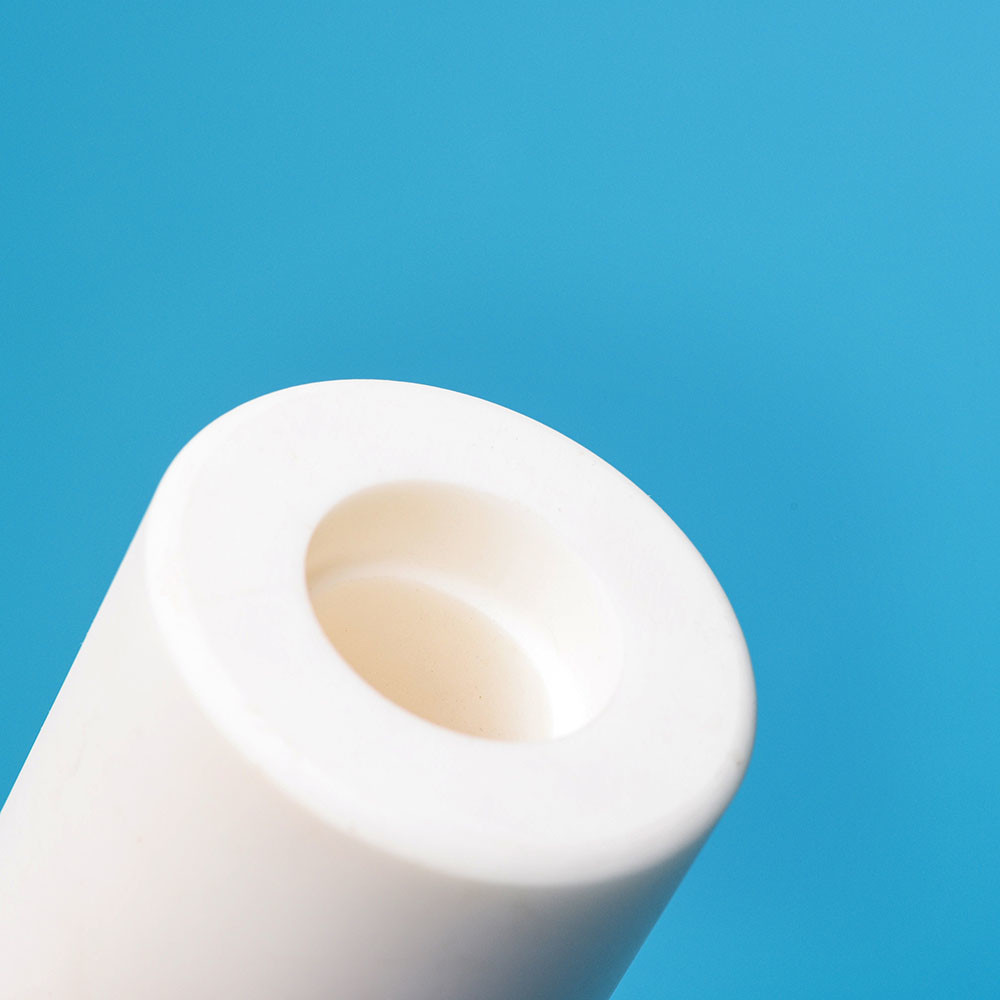 White Fine High Strength Polished Zirconia Ceramic Tube