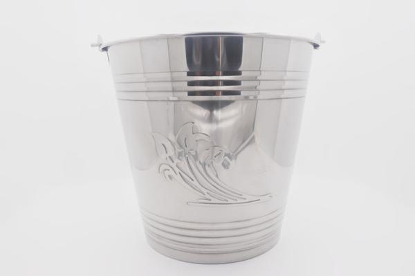 18L Clue bar 201 stainless steel cleaning tool metal pail durable ice bucket