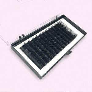  Handmade Russian Volume Eyelash Extensions Matte Black Customized Package Manufactures