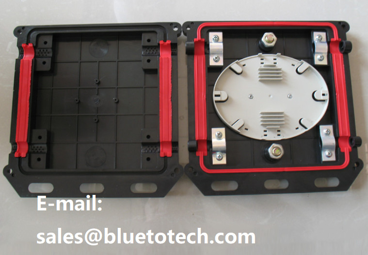 Single Fiber Square 16 Core Optical Fiber Enclosure With 4 Ports