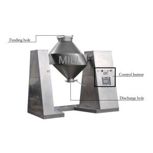 Sugar Alcohols Double Cone Blender Machine With Gmp Medicine Processing