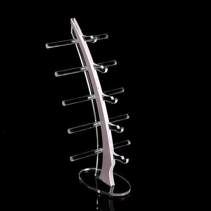 Wholesale Acrylic Sunglasses Display Stand Eyeglasses Showing Rack 3-layer POS Display Rack