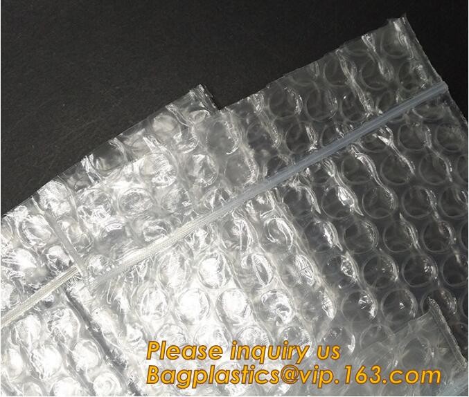 air mail metallic holographi rose gold bubble padded mailer / Zip lockkk bubble bag/ slider bubble bag,Holographic Factory