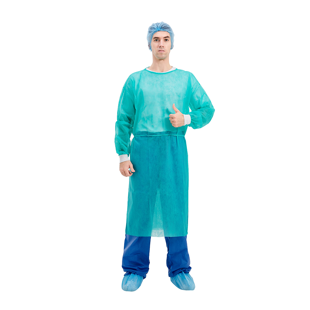 20gsm Disposable Isolation Clothing , CE FDA Isolation Gowns