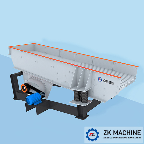 Gypsum / Coal Vibrating Feeder Stable Vibrating Force , Electromagnetic Vibrating Feeder High Strength